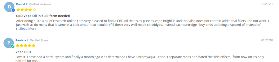 Vape bright testimonials