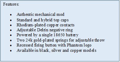 Phantom Mod features